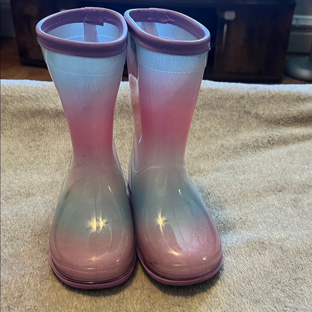 Kids Gradient Rain Boots